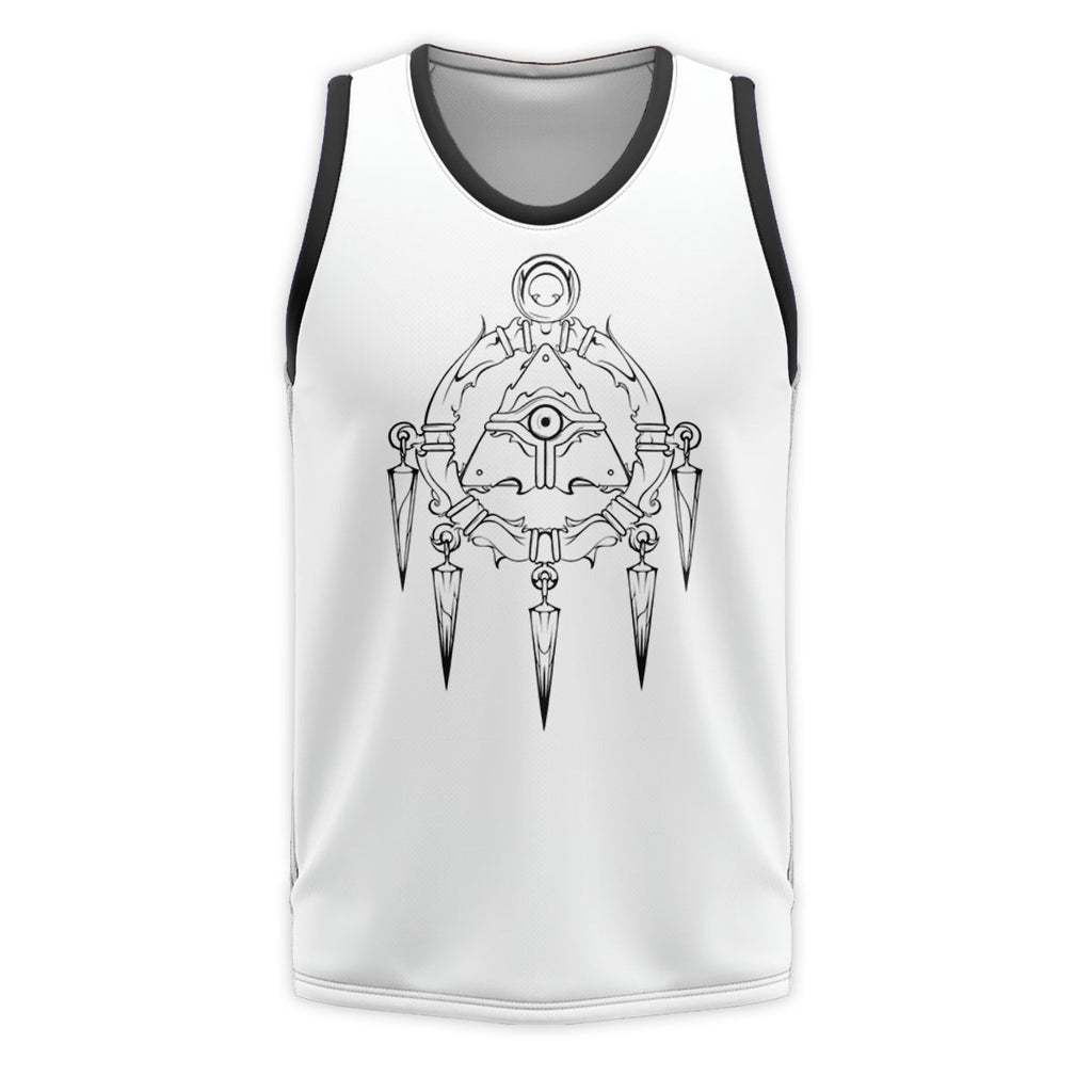 Yugioh Millennium Ring Black And White Design Anime Apparel