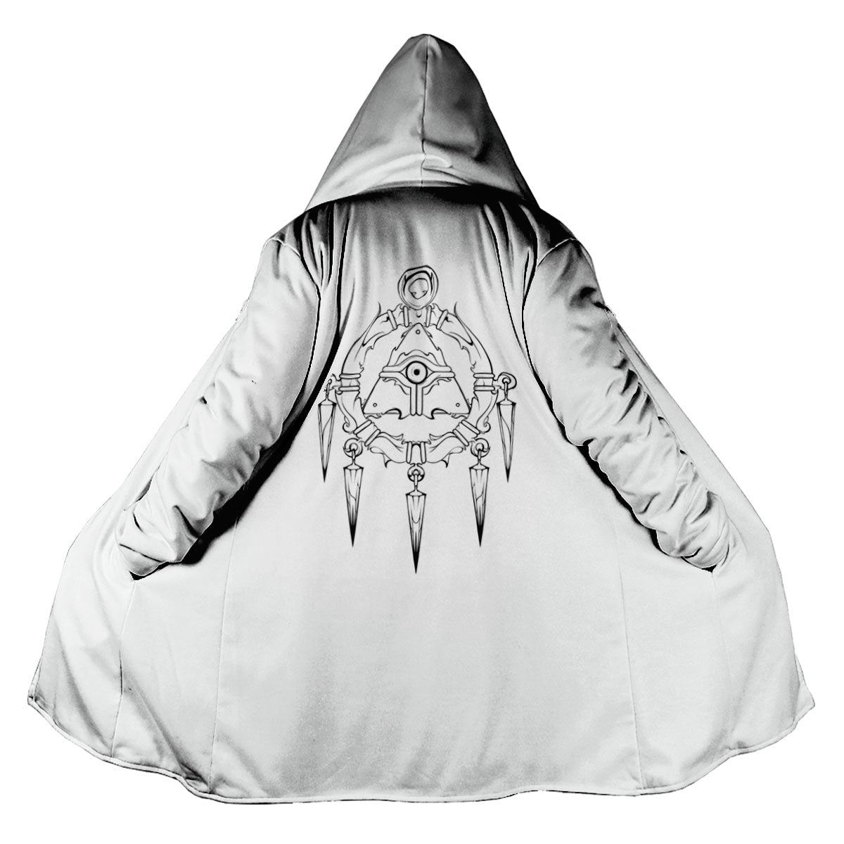 Yugioh Millennium Ring Black And White Design Anime Apparel
