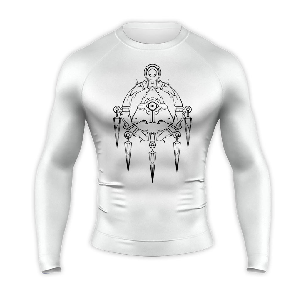 Yugioh Millennium Ring Black And White Design Anime Apparel