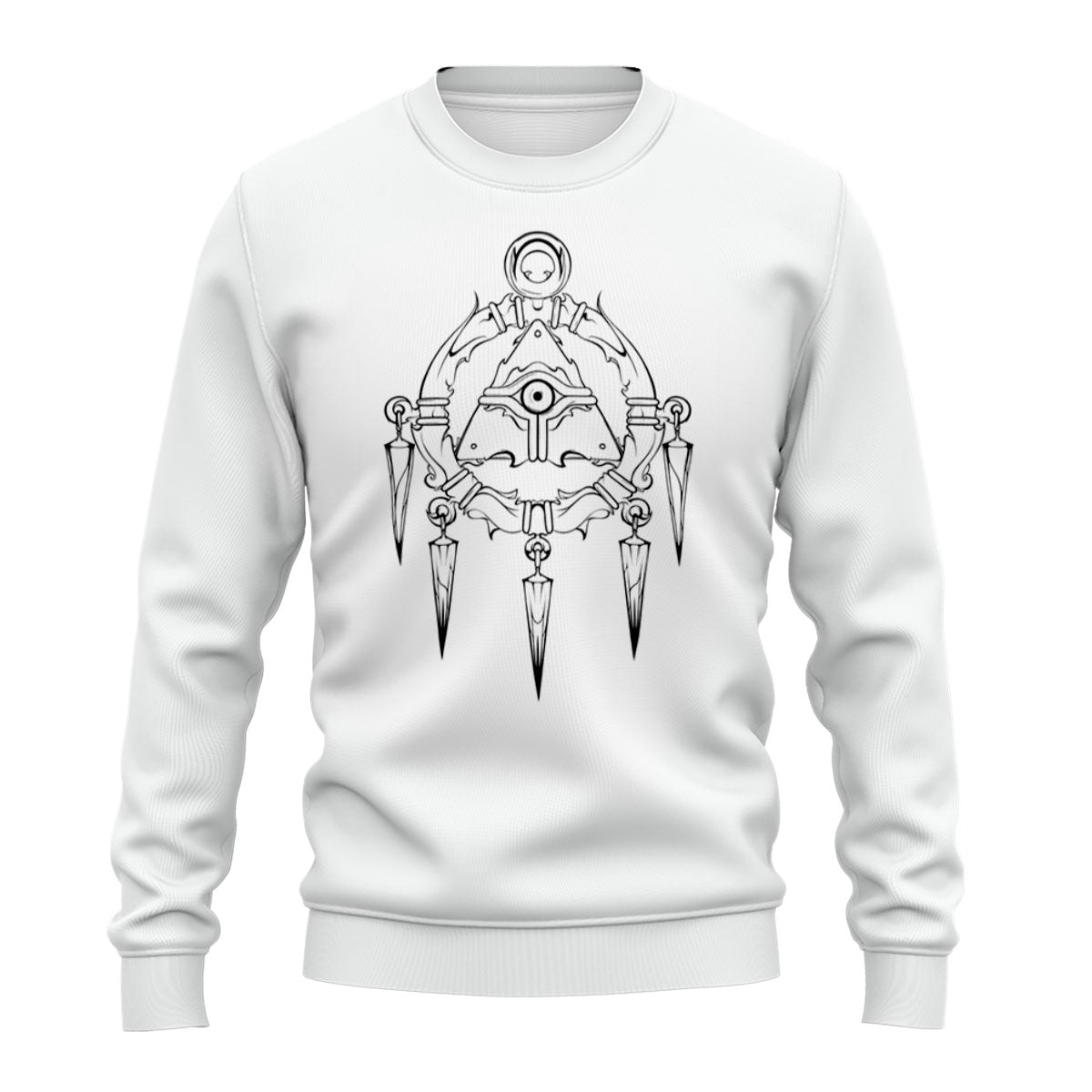 Yugioh Millennium Ring Black And White Design Anime Apparel