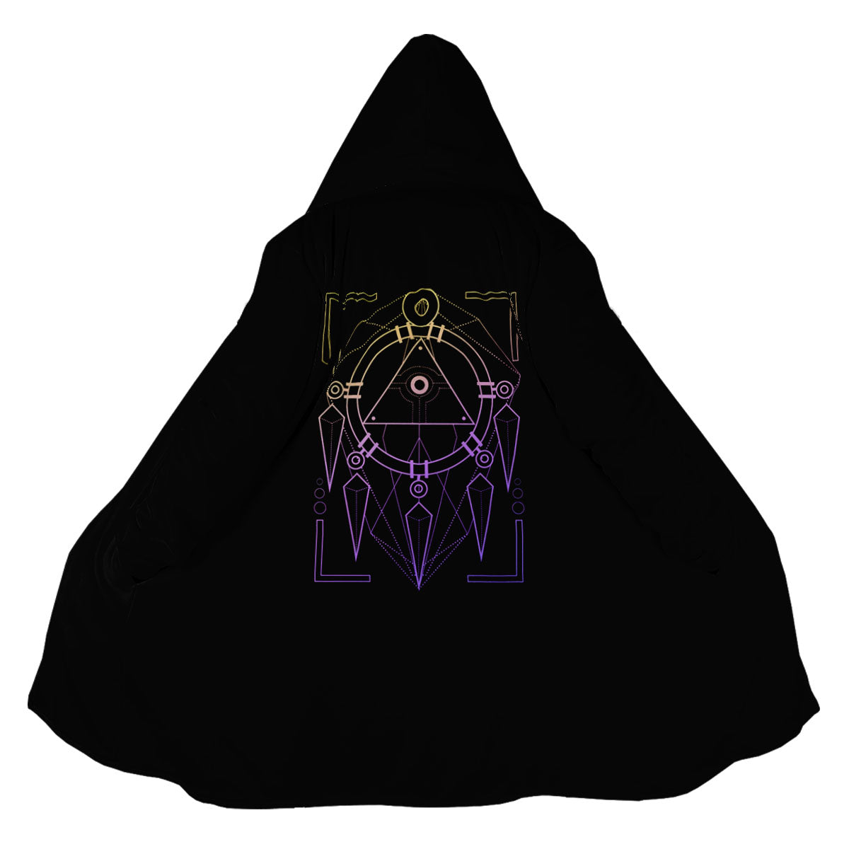 Yugioh Millennium Ring Black Purple Geometric Pattern Design Anime Apparel