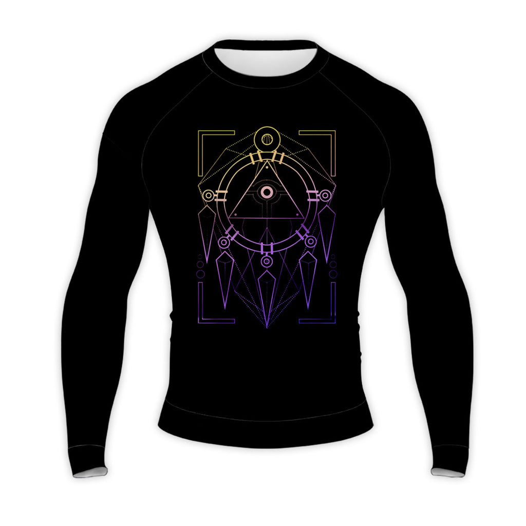 Yugioh Millennium Ring Black Purple Geometric Pattern Design Anime Apparel