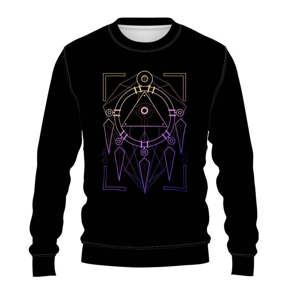 Yugioh Millennium Ring Black Purple Geometric Pattern Design Anime Apparel