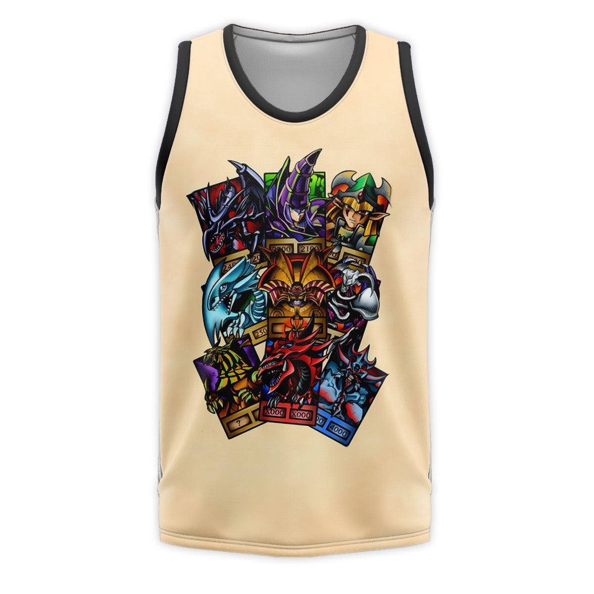 Yugioh Monster Card Vibrant Colorful Artwork Anime Apparel