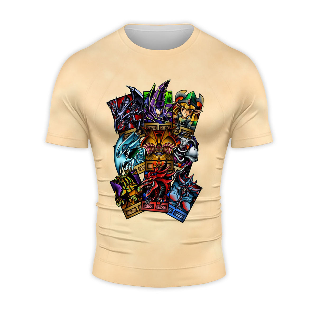Yugioh Monster Card Vibrant Colorful Artwork Anime Apparel