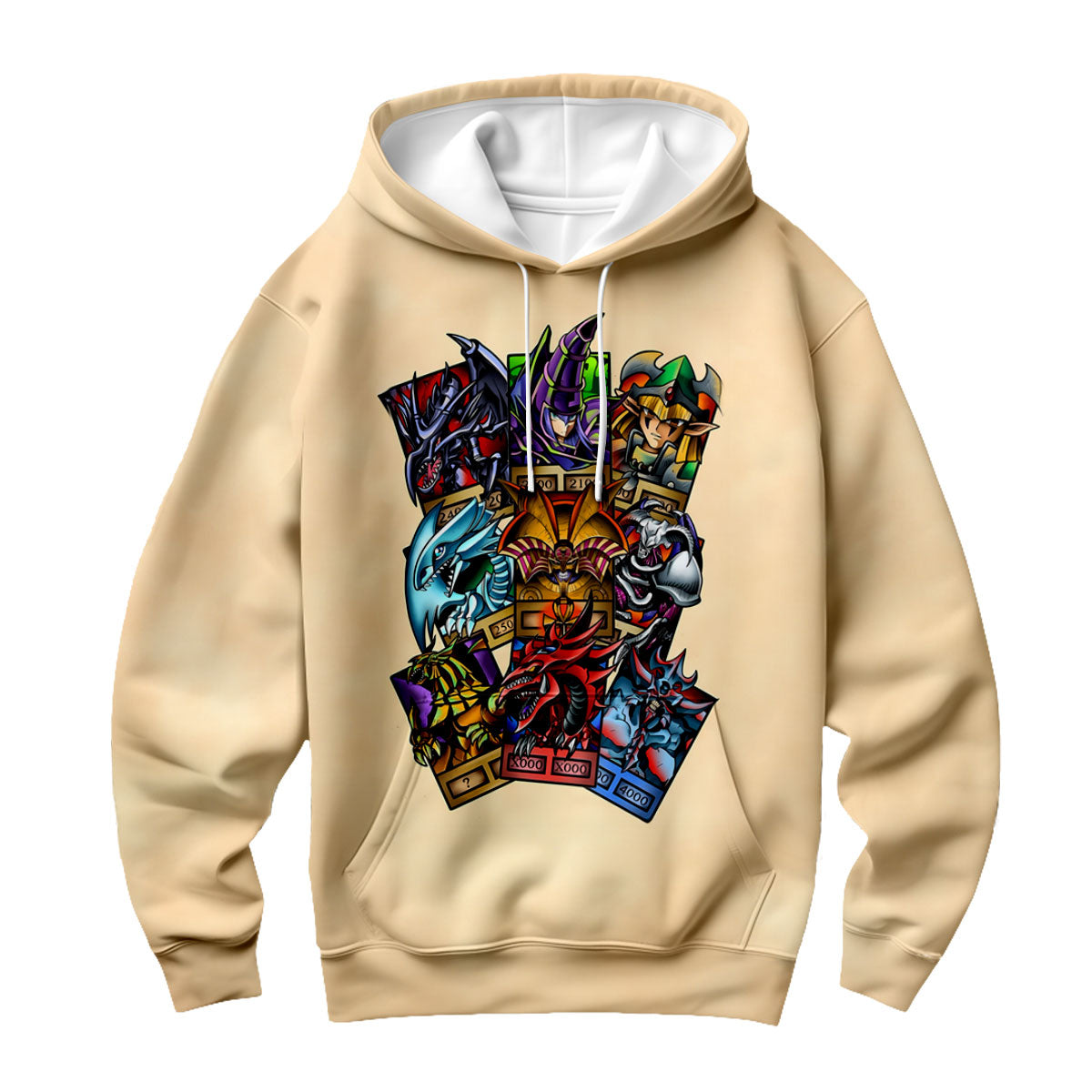 Yugioh Monster Card Vibrant Colorful Artwork Anime Apparel