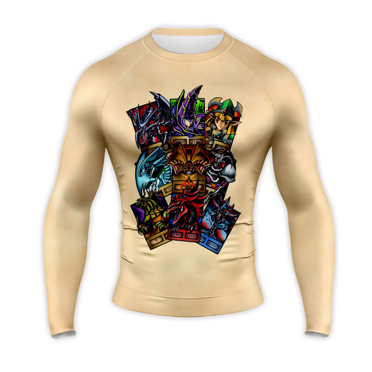 Yugioh Monster Card Vibrant Colorful Artwork Anime Apparel