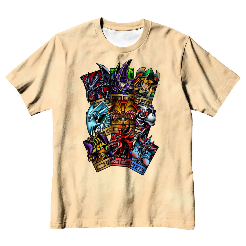 Yugioh Monster Card Vibrant Colorful Artwork Anime Apparel