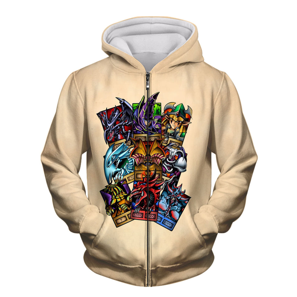 Yugioh Monster Card Vibrant Colorful Artwork Anime Apparel