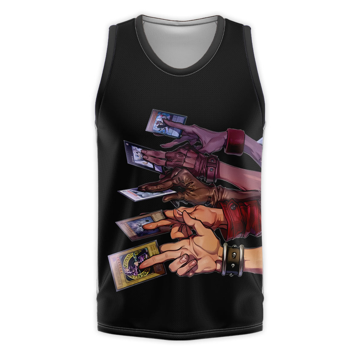 Yugioh Multi Armed Black Card Holder Anime Apparel