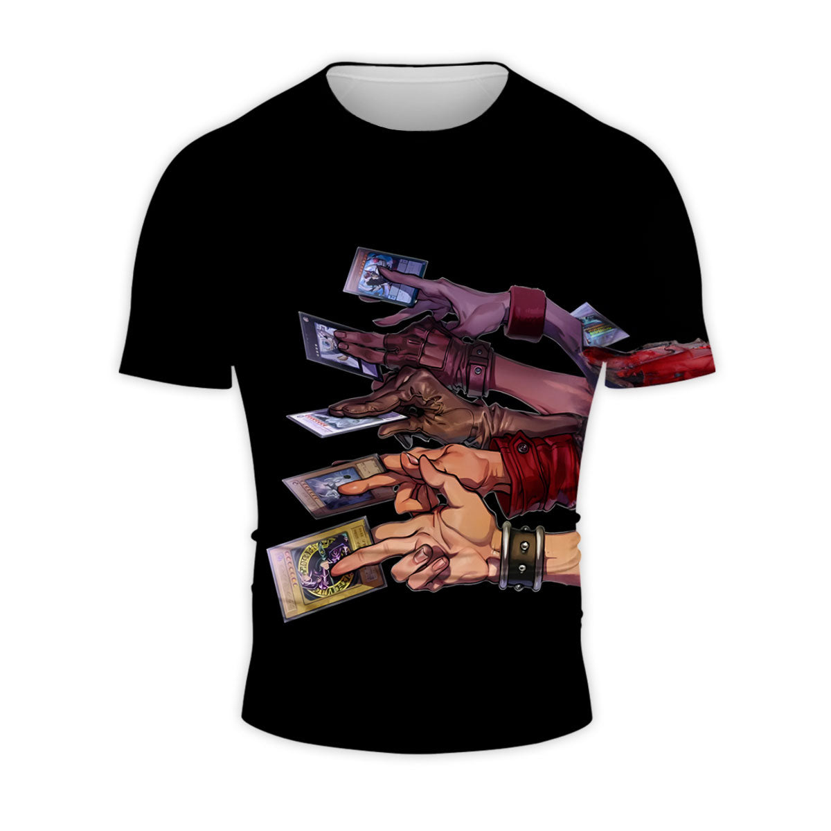 Yugioh Multi Armed Black Card Holder Anime Apparel