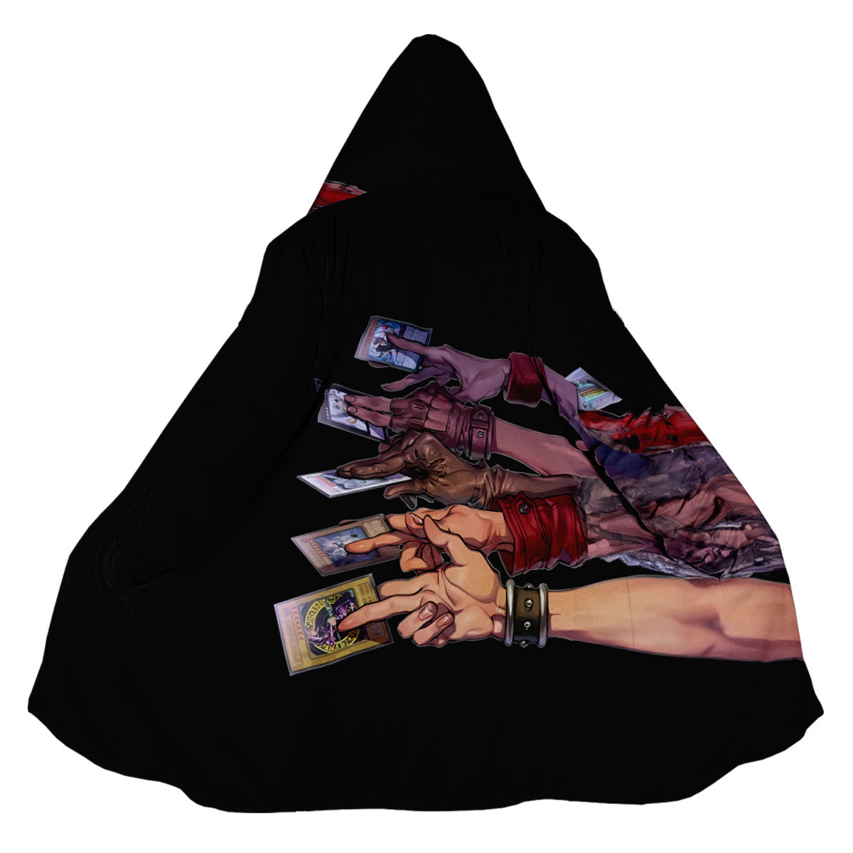 Yugioh Multi Armed Black Card Holder Anime Apparel