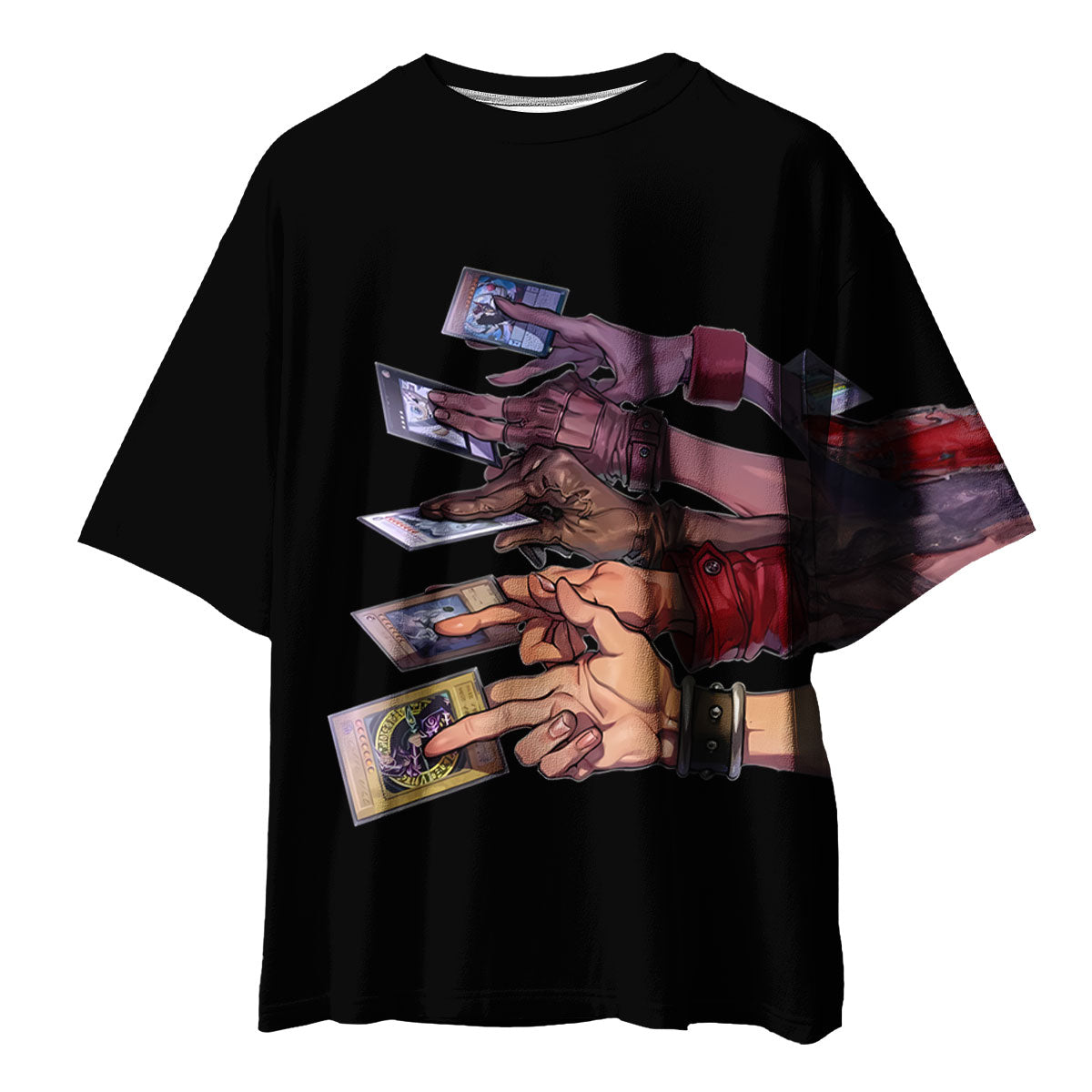 Yugioh Multi Armed Black Card Holder Anime Apparel