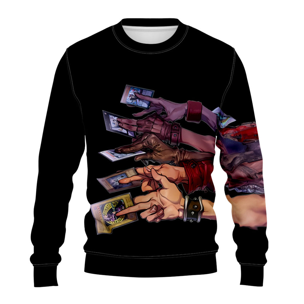Yugioh Multi Armed Black Card Holder Anime Apparel