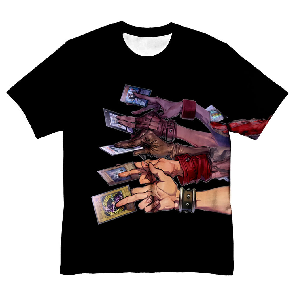 Yugioh Multi Armed Black Card Holder Anime Apparel