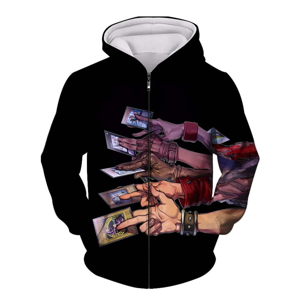 Yugioh Multi Armed Black Card Holder Anime Apparel