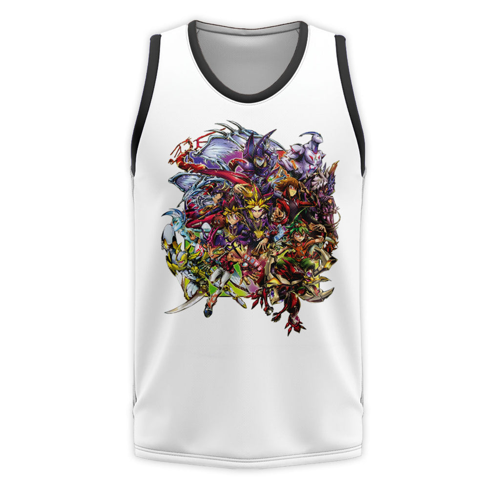 Yugioh! Multicolored Character Group Vibrant Design Anime Apparel