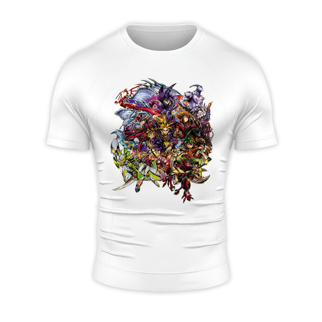 Yugioh! Multicolored Character Group Vibrant Design Anime Apparel