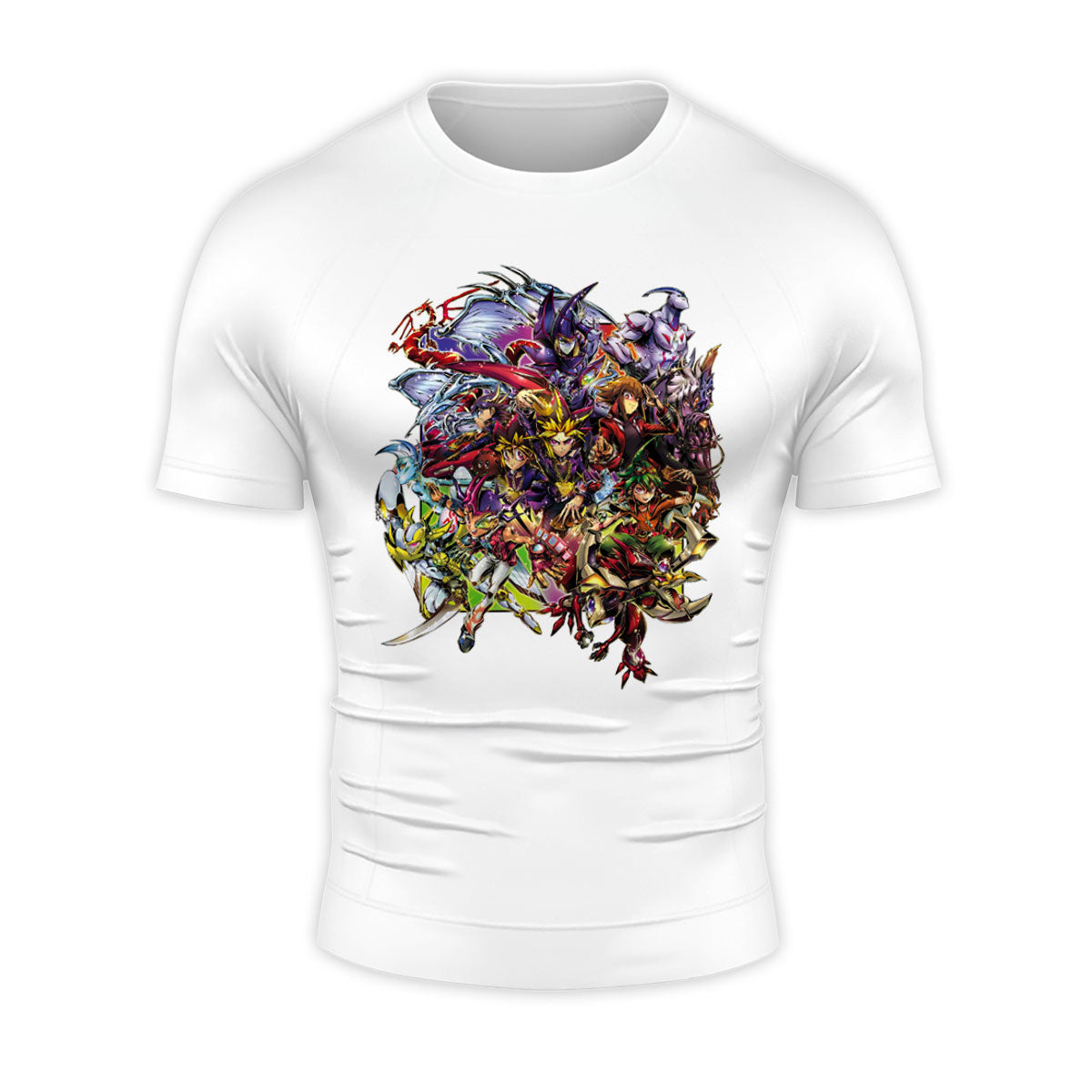 Yugioh! Multicolored Character Group Vibrant Design Anime Apparel