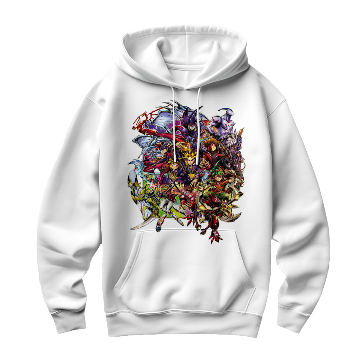 Yugioh! Multicolored Character Group Vibrant Design Anime Apparel