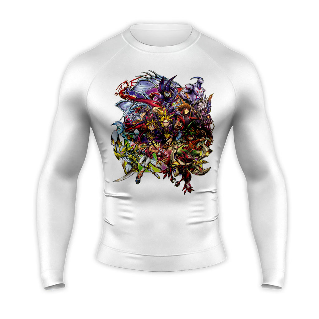 Yugioh! Multicolored Character Group Vibrant Design Anime Apparel