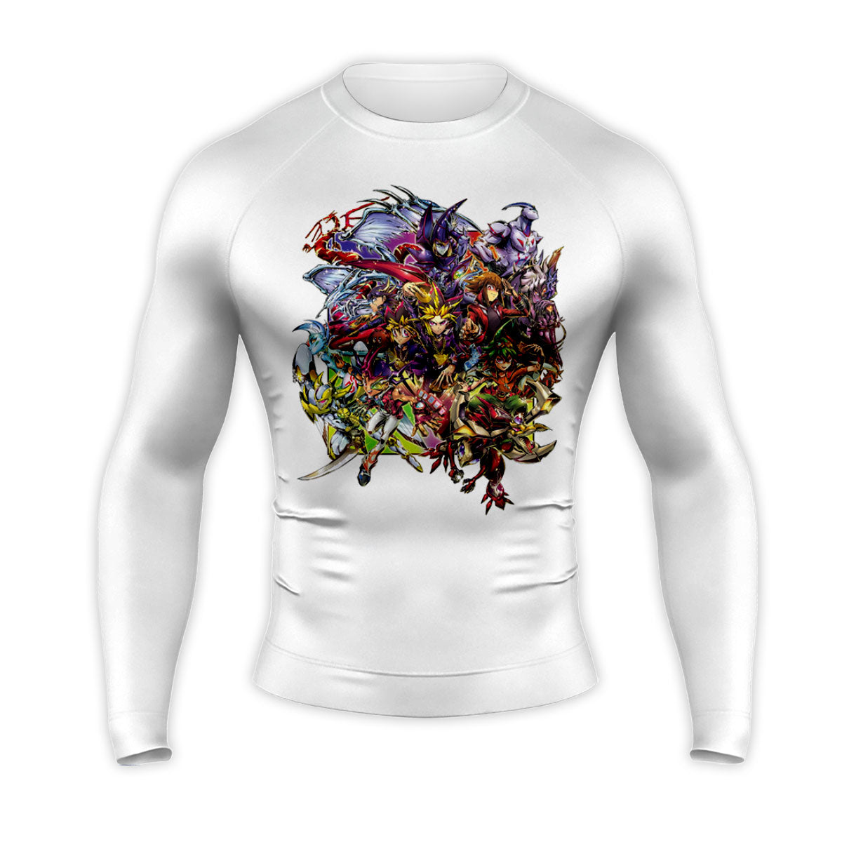 Yugioh! Multicolored Character Group Vibrant Design Anime Apparel