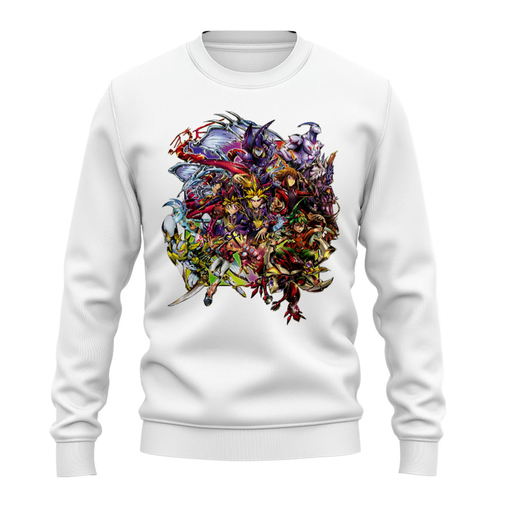 Yugioh! Multicolored Character Group Vibrant Design Anime Apparel