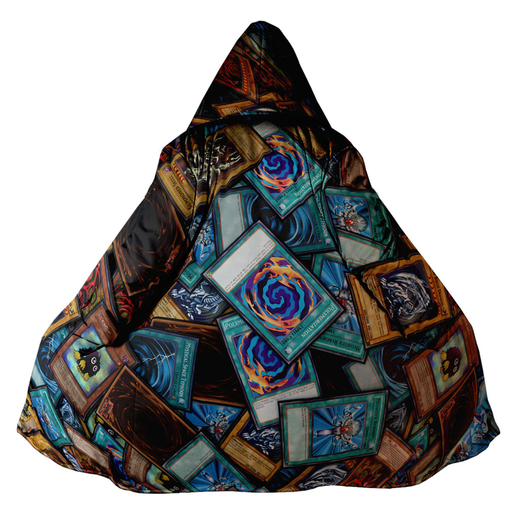 Yugioh Multicolored Trading Card Pile Anime Apparel