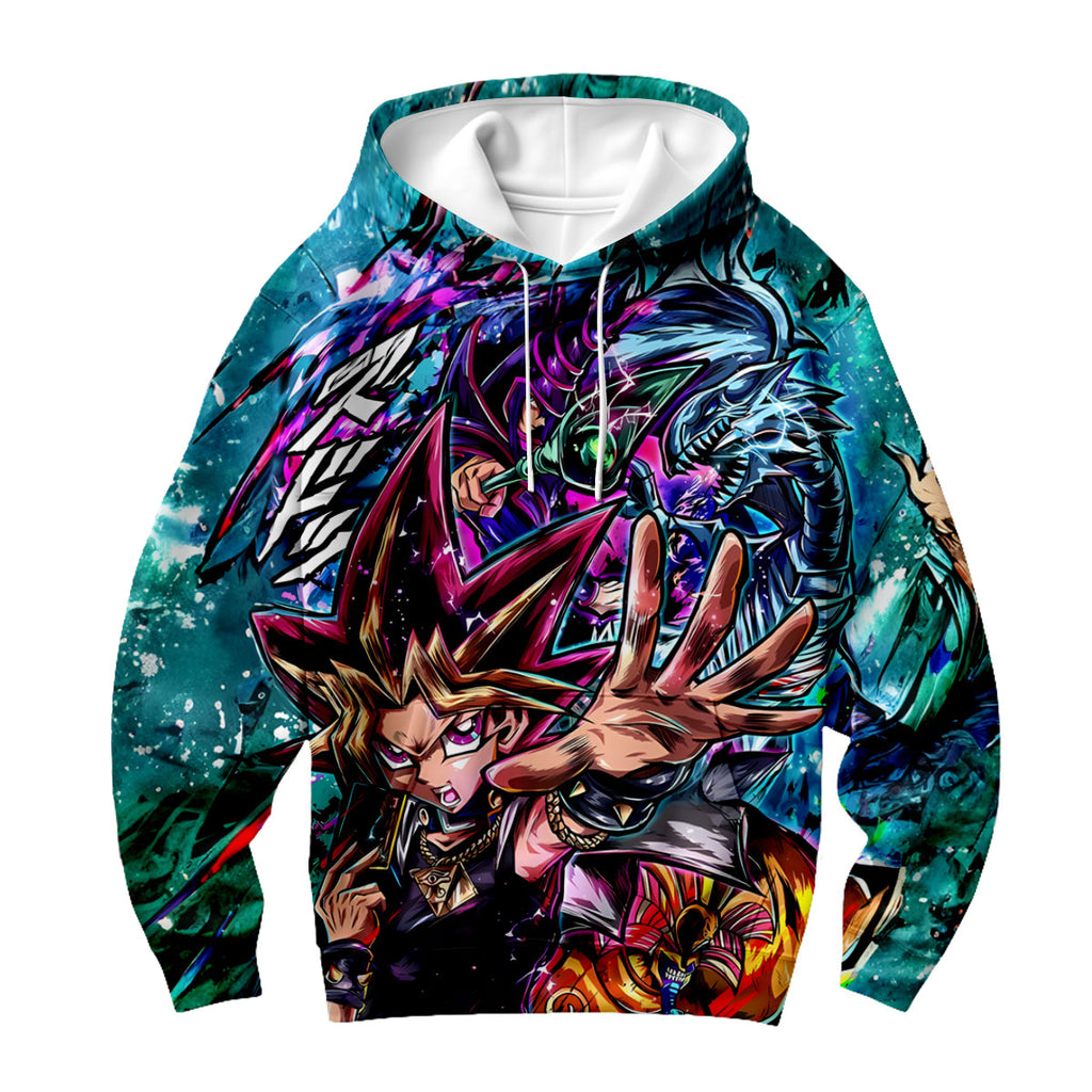 Yugioh Mysterious Green Aura Yugi In Card Battle Anime Apparel