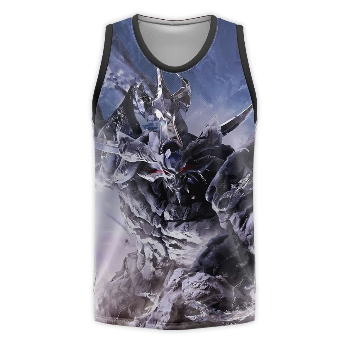Yugioh Nordic Colossus Standing In Hazy Blue Light Anime Apparel