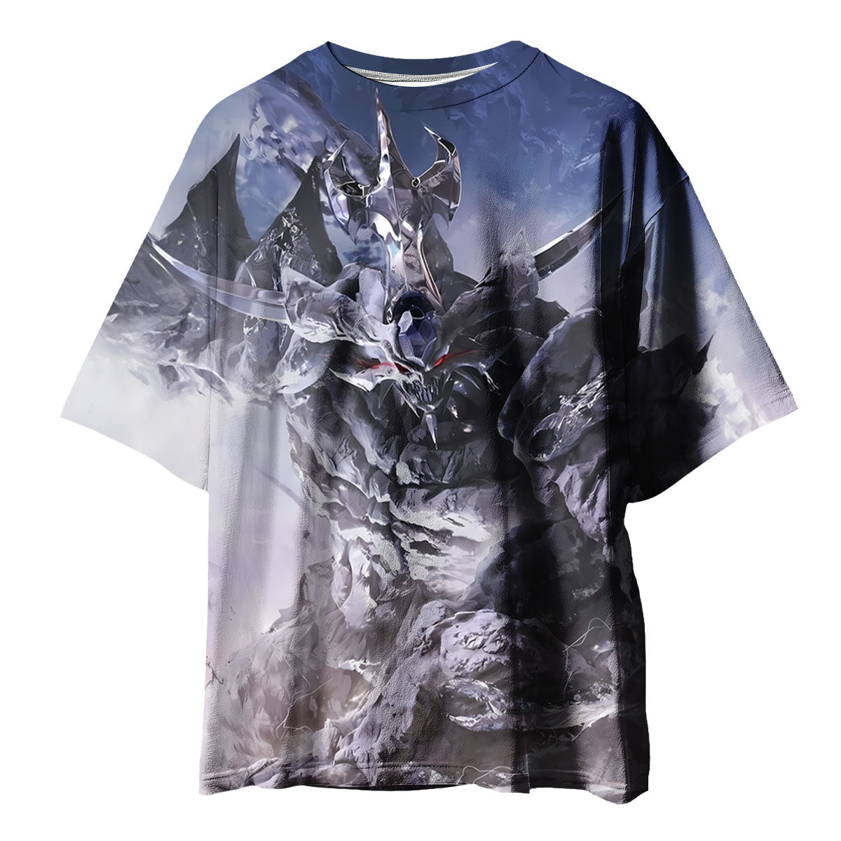 Yugioh Nordic Colossus Standing In Hazy Blue Light Anime Apparel