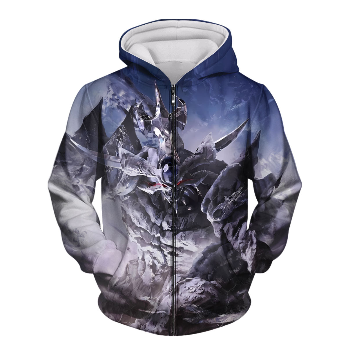 Yugioh Nordic Colossus Standing In Hazy Blue Light Anime Apparel