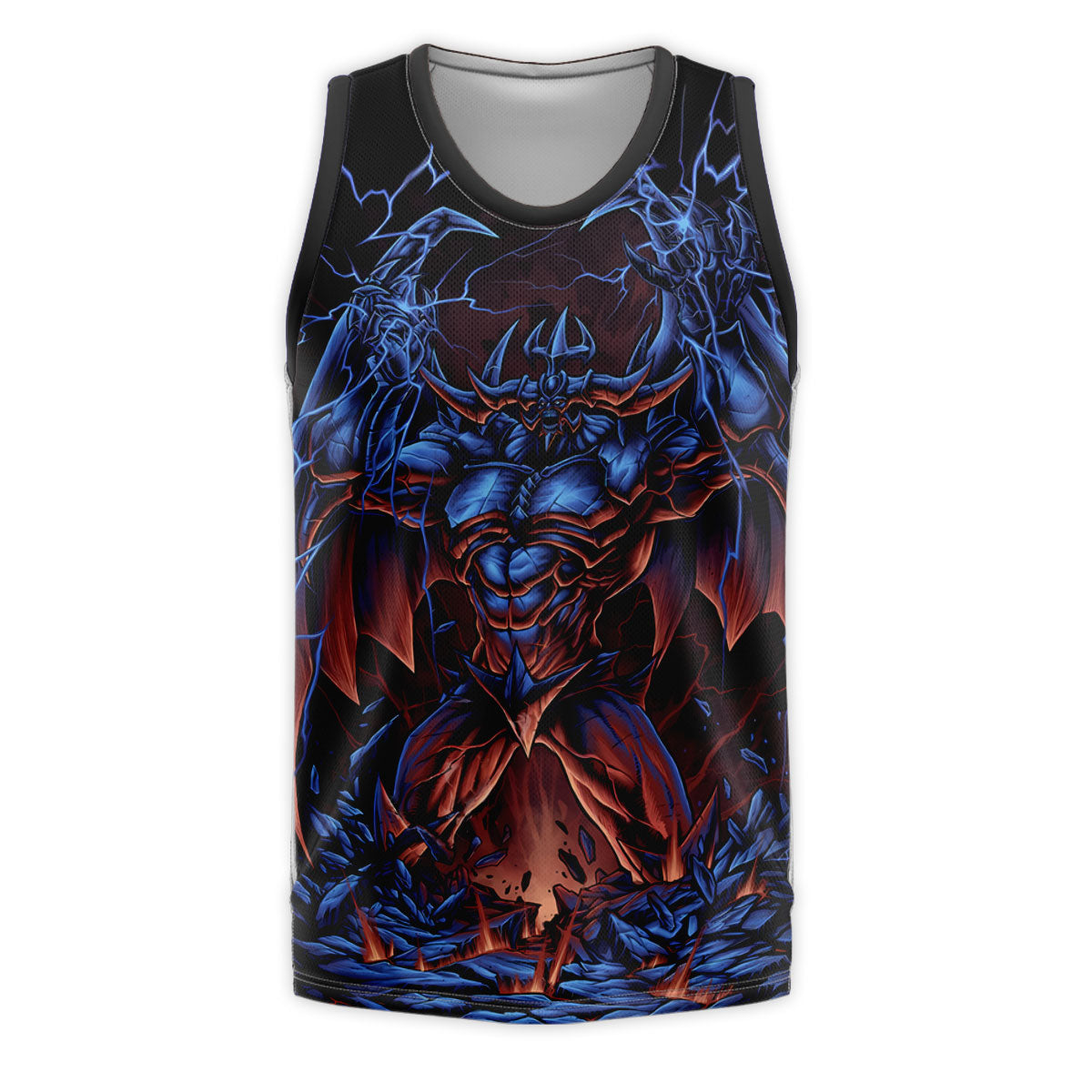 Yugioh Obelisk The Tormentor Blue And Red Anime Apparel