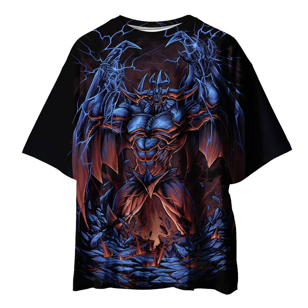 Yugioh Obelisk The Tormentor Blue And Red Anime Apparel