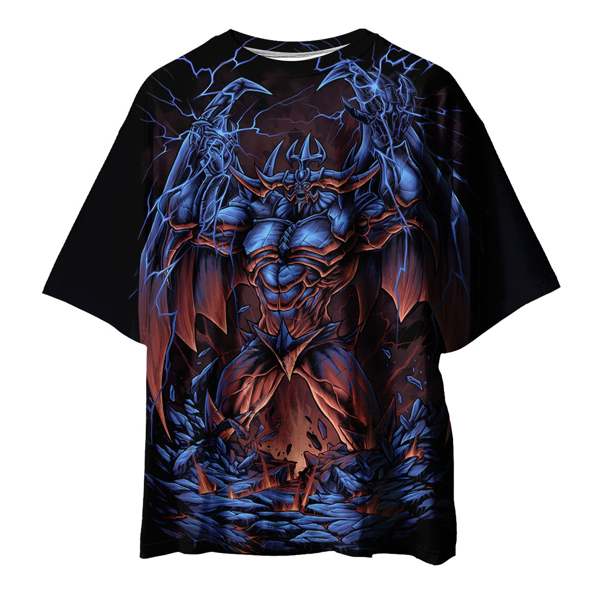 Yugioh Obelisk The Tormentor Blue And Red Anime Apparel