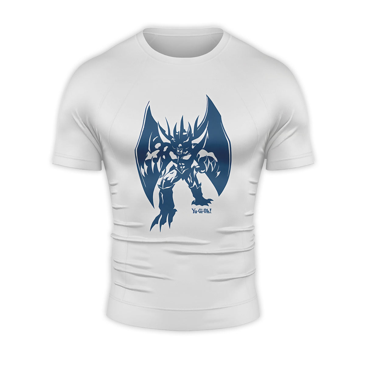 Yugioh Obelisk The Tormentor Blue Silhouette Outline Anime Apparel