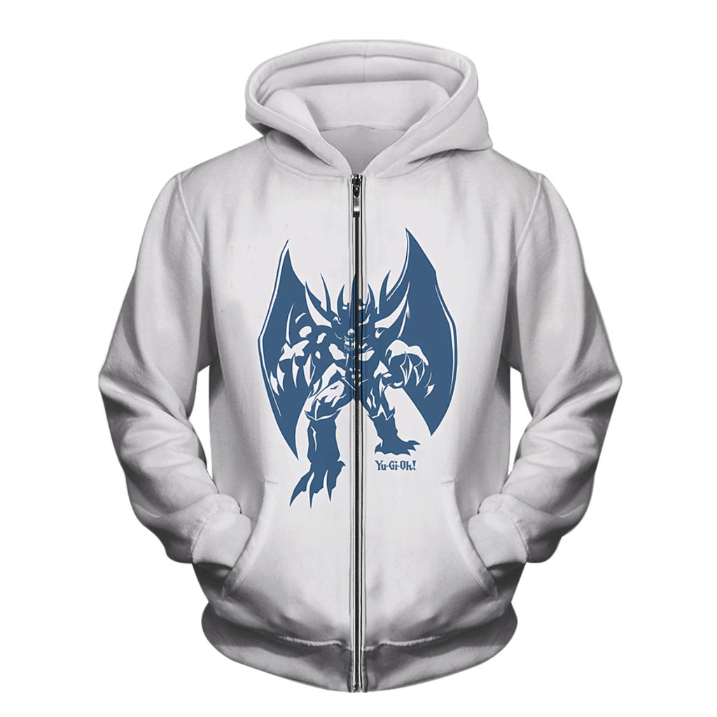 Yugioh Obelisk The Tormentor Blue Silhouette Outline Anime Apparel