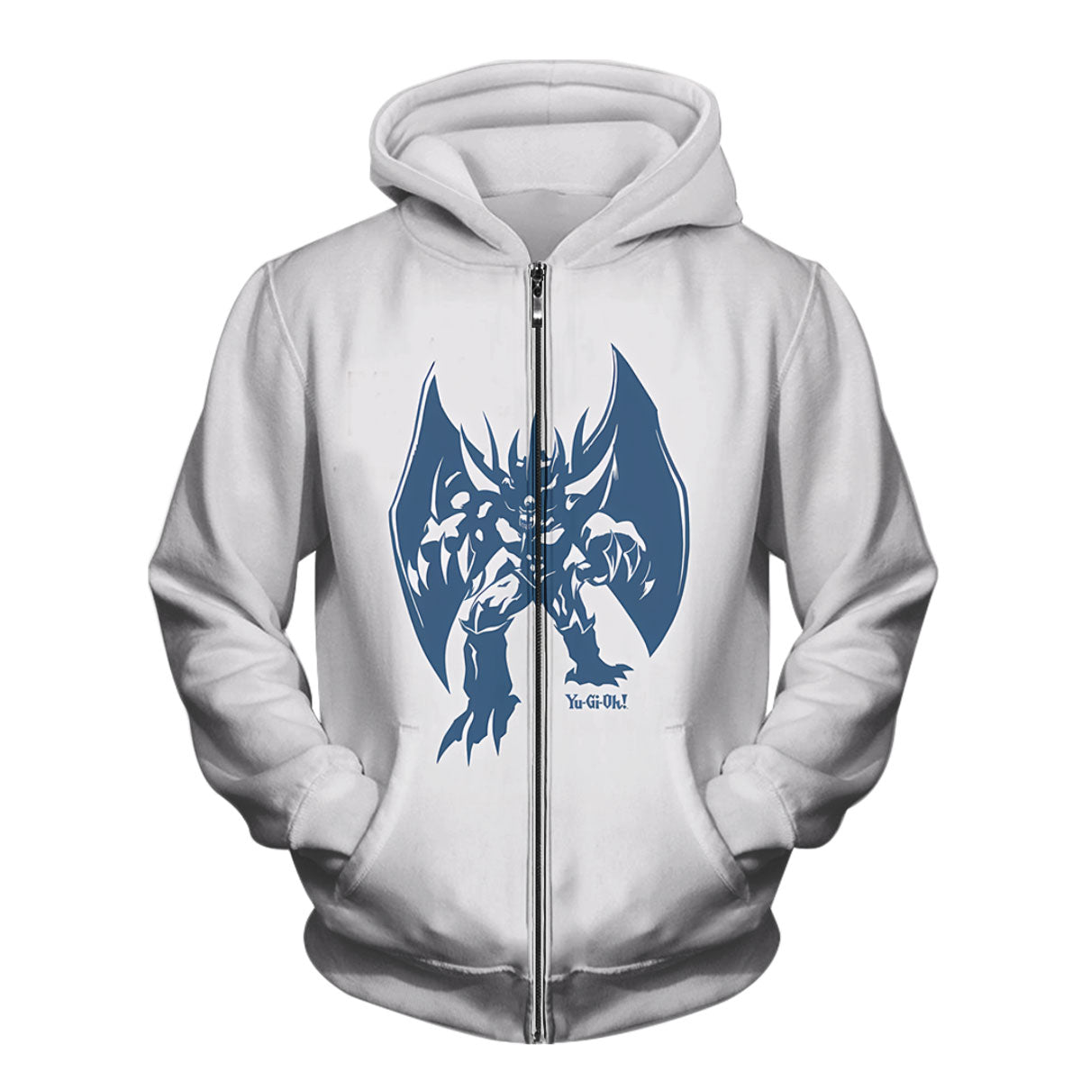 Yugioh Obelisk The Tormentor Blue Silhouette Outline Anime Apparel