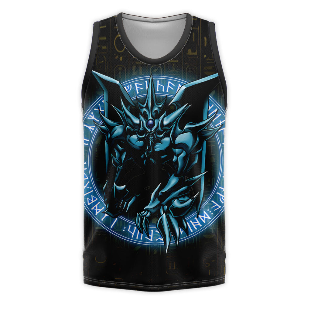 Yugioh Obelisk The Tormentor Deep Blue Black With Magic Circle Anime Apparel
