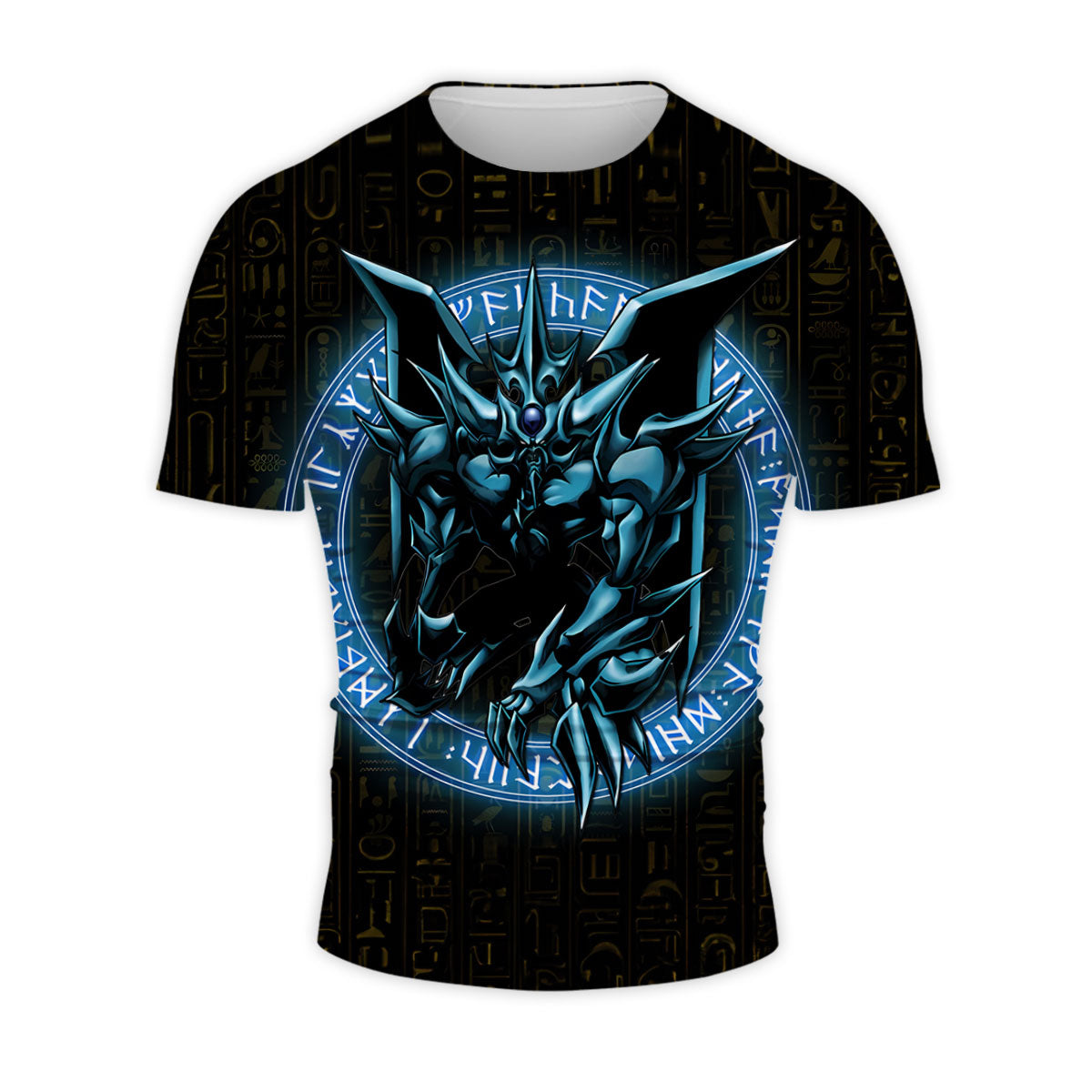 Yugioh Obelisk The Tormentor Deep Blue Black With Magic Circle Anime Apparel