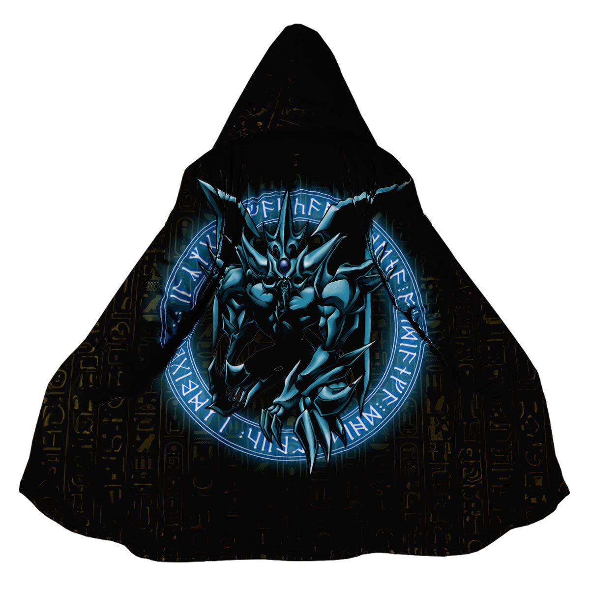 Yugioh Obelisk The Tormentor Deep Blue Black With Magic Circle Anime Apparel