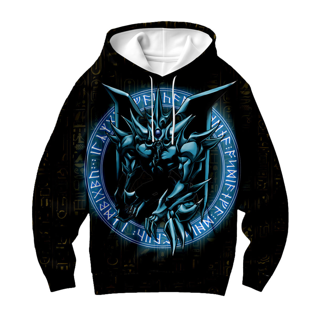 Yugioh Obelisk The Tormentor Deep Blue Black With Magic Circle Anime Apparel