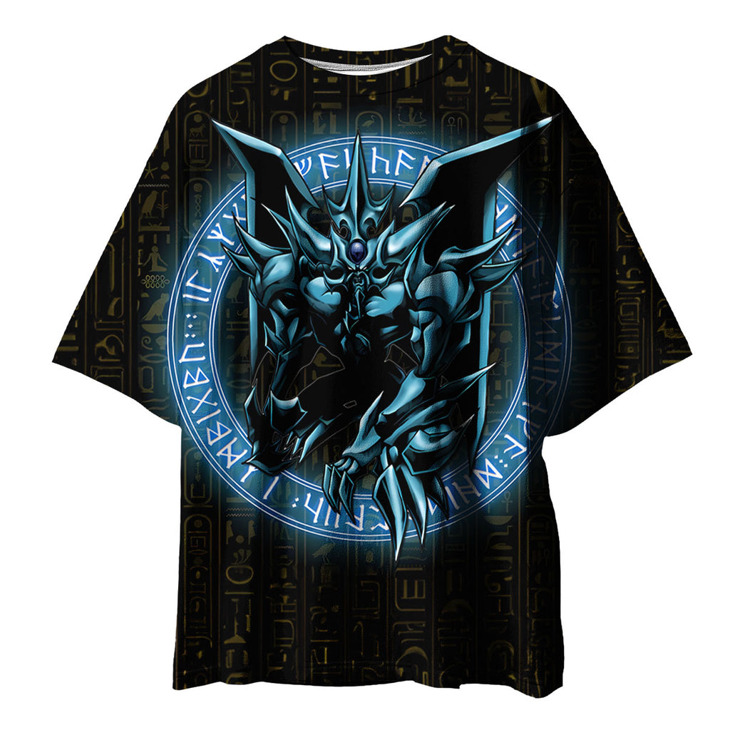 Yugioh Obelisk The Tormentor Deep Blue Black With Magic Circle Anime Apparel
