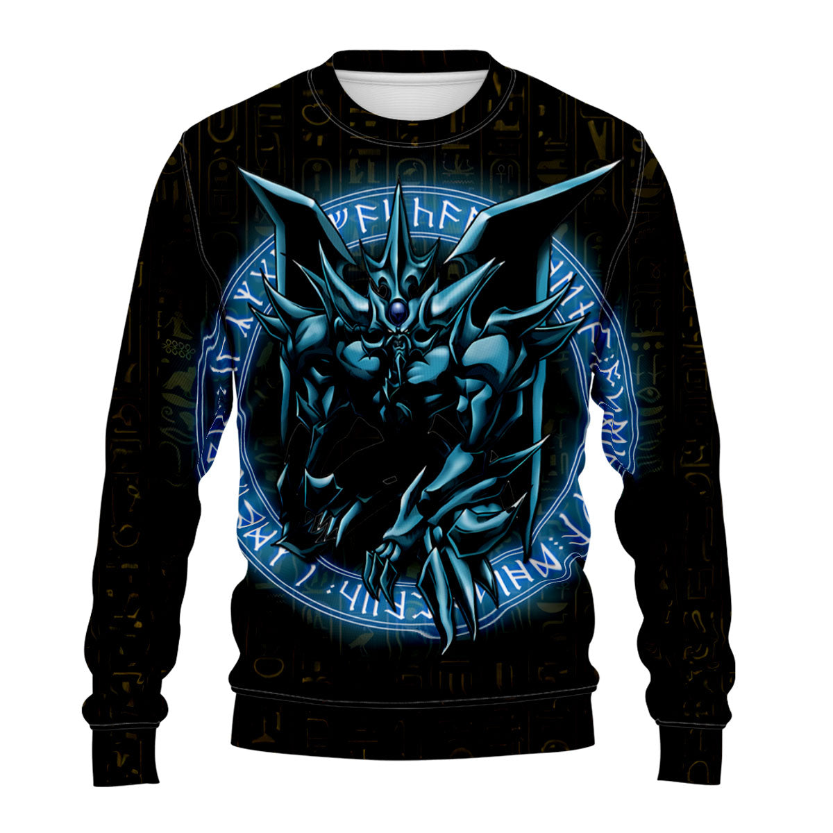Yugioh Obelisk The Tormentor Deep Blue Black With Magic Circle Anime Apparel