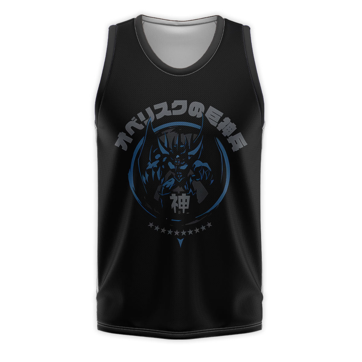 Yugioh Obelisk The Tormentor Emblem Black Blue Color Scheme Anime Apparel