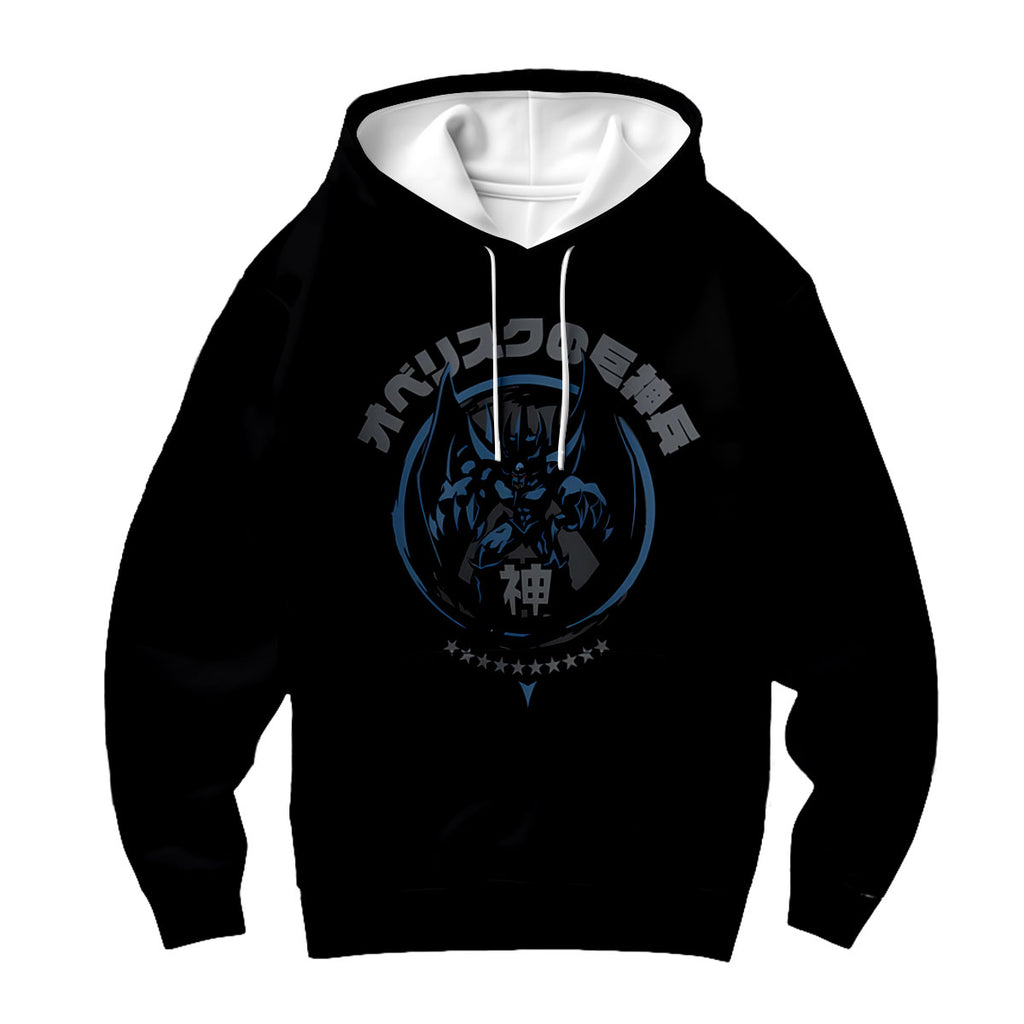 Yugioh Obelisk The Tormentor Emblem Black Blue Color Scheme Anime Apparel