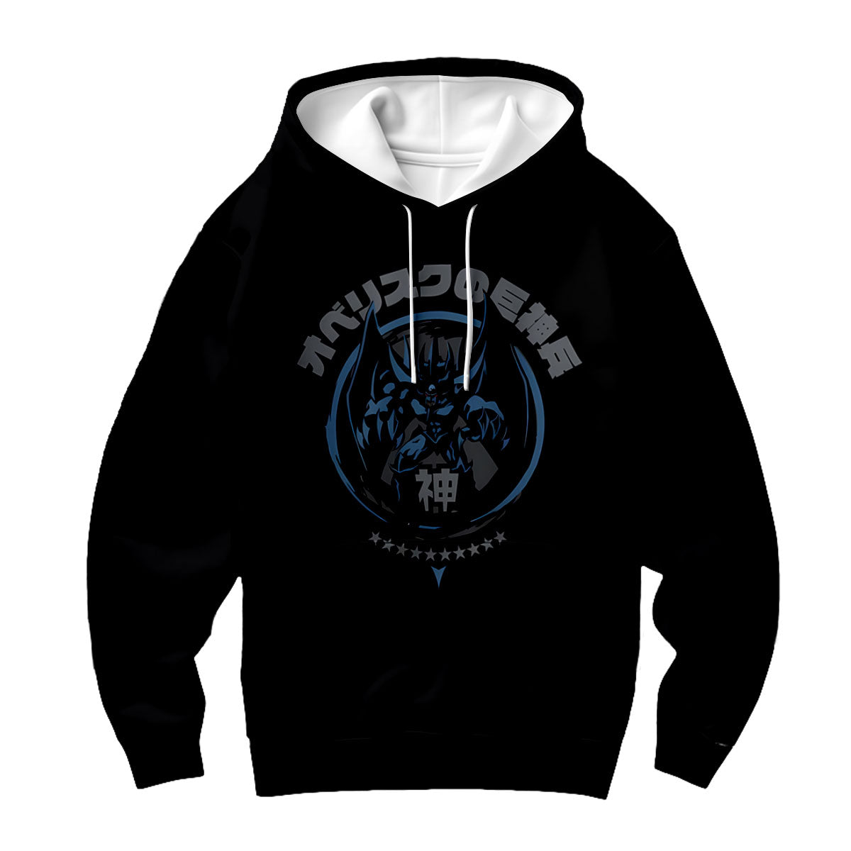 Yugioh Obelisk The Tormentor Emblem Black Blue Color Scheme Anime Apparel