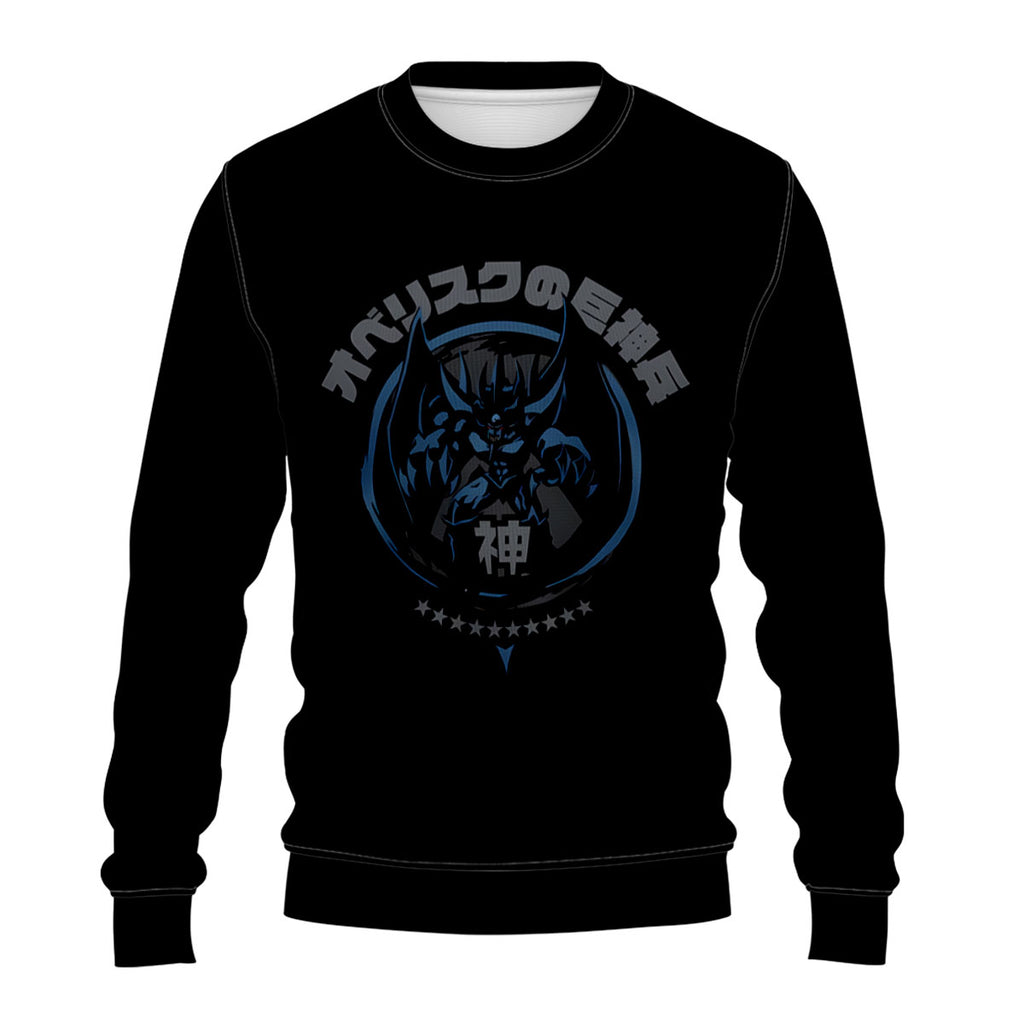 Yugioh Obelisk The Tormentor Emblem Black Blue Color Scheme Anime Apparel