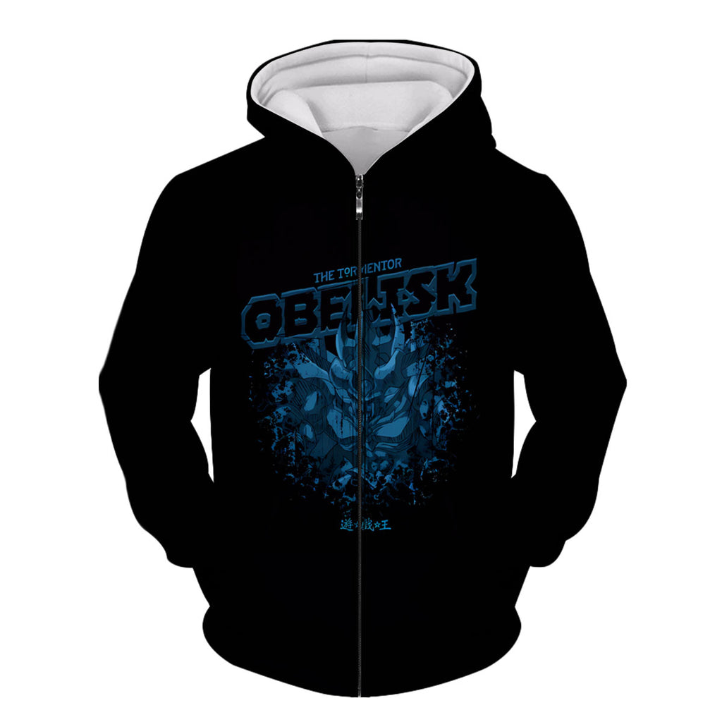 Yugioh Obelisk The Tormentor Glowing Blue Emblem Symbol Anime Apparel