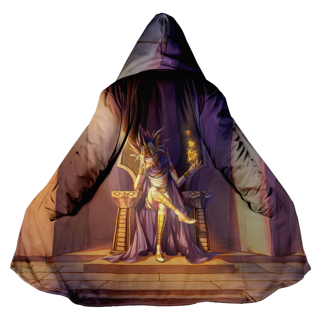 Yugioh Pharaoh Atem Sitting On Purple Throne Anime Apparel